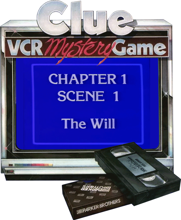 Clue VCR Mystery Game box cover